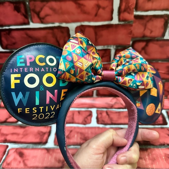 Disney Colorful Epcot Food & Wine Festival 2022 Mickey Ears main image 8